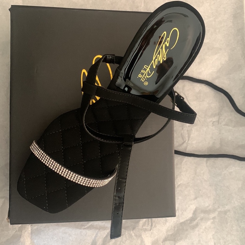 Shoes - high heels- rhinestone